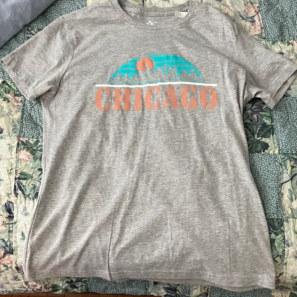 Point Zero Gray Chicago Graphic Tee